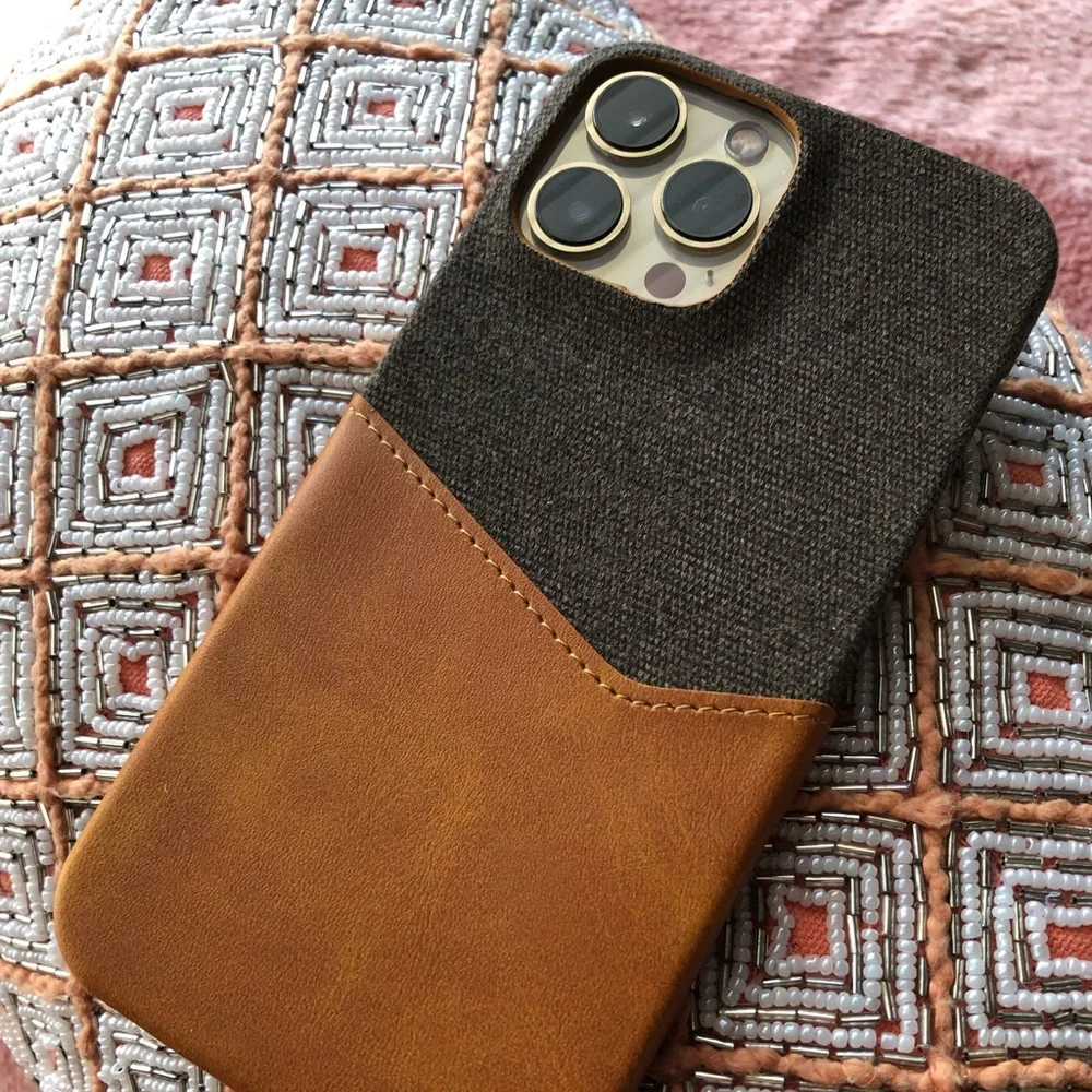 For iPhone 13,13 pro,13 pro max phone case PU leather/cloth